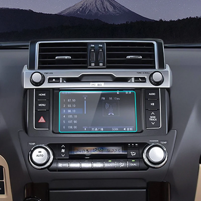 Защитная пленка для экрана автомобиля Toyota Land Cruiser Prado 150 2010-2019 закаленное стекло