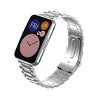 Металлический ремешок из нержавеющей стали для Huawei Watch Fit, ремешок для huawei fit, ремешок для смарт-часов huawei fit Band 2020