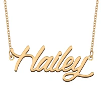 necklace with name hailey for his her family member best friend birthday gifts on christmas mother day valentines day