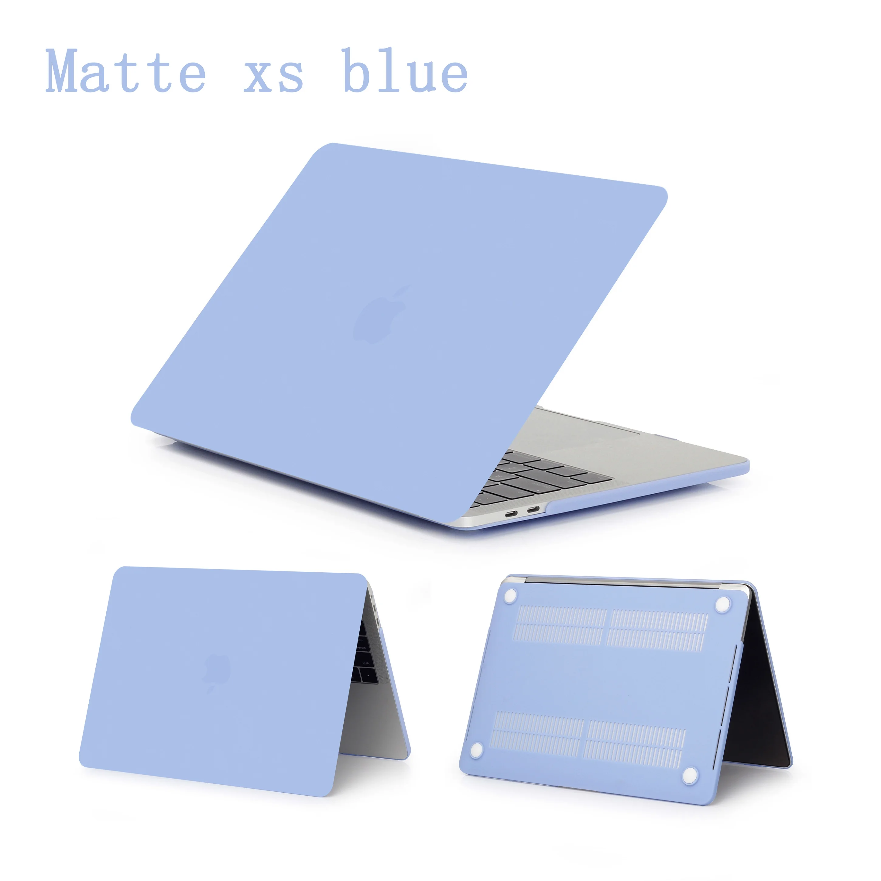 Matte xinshi blue Кристальный матовый чехол для Apple Macbook Air Pro retina 11 12 13 15, для Mac book New Pro 13,3 15,4 дюймов с сенсорной панелью, A1932+ подарок - Цвет: Matte xinshi blue