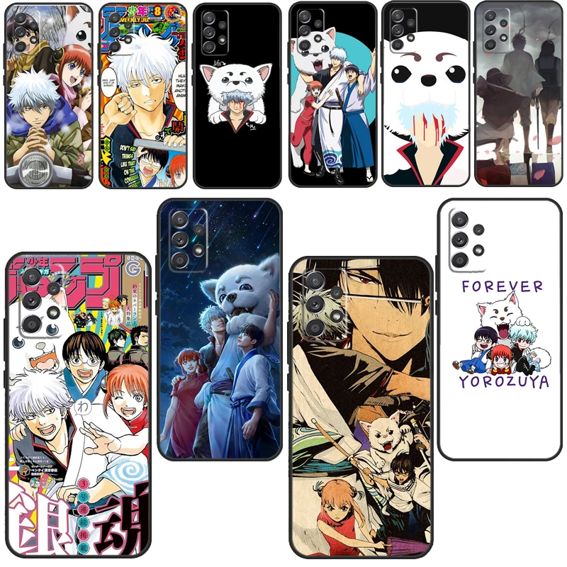 Чехол для телефона с аниме Gintama Gintoki Samsung Galaxy A52 A72 A20e A21S A50 A70 A01 A11 A12 A42 A31 A41 A51 A71 A32 |