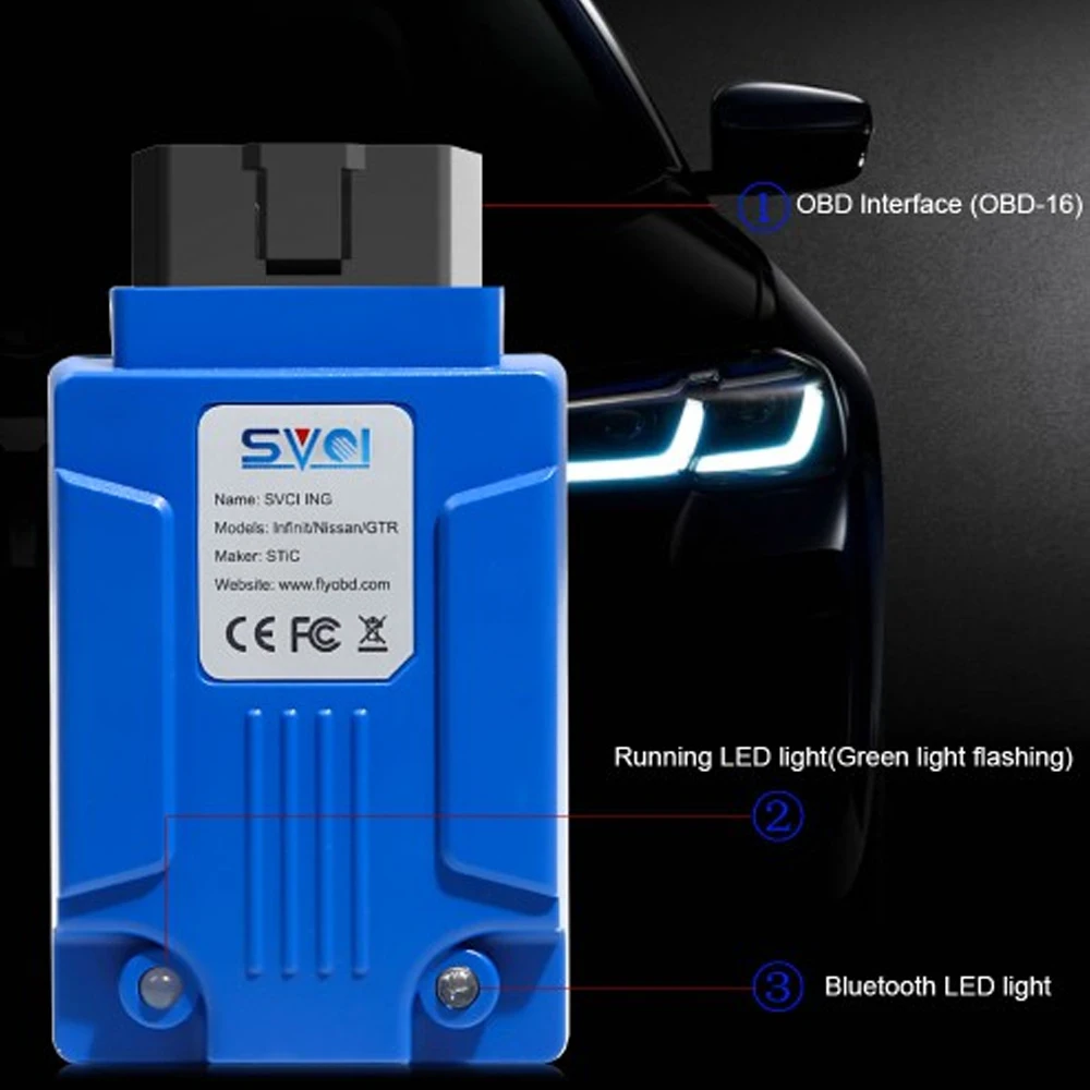 

SVCI ING For Infiniti For GTR Professional Diagnostic Tool Support Programming Update Version For Nissan Consult 3 Plus