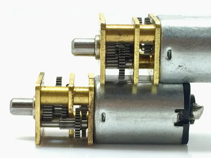 Мини-мотор-редуктор Micro N20 металлический корпус с большим крутящим моментом 3-6 В