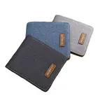 Кошелек короткий кожаный для мужчин и женщин, модный бумажник для мелочи, кредитных карт