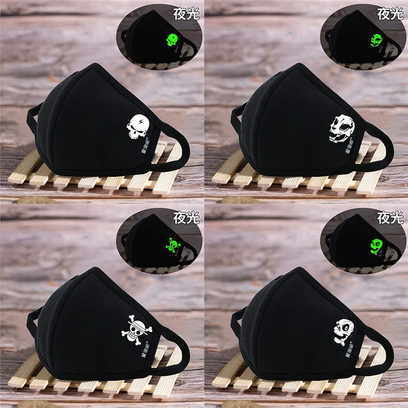 3D светящаяся маска для лица с мультяшными животными зимние теплые