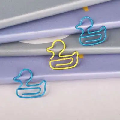 

20pcs Little Duck Paper Clip Cartoon Paper Clip Animal Paper Clip Paper Clip