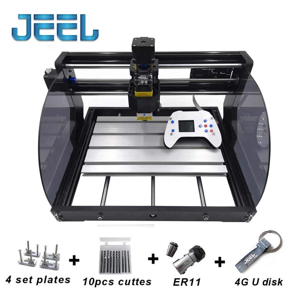 Фрезерный станок с ЧПУ 3018 Pro MAX GRBL 3 оси фрезерный лазерная гравировка CNC3018 Max новым
