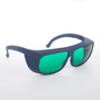 Лазерные защитные очки с черной оправой и черным чехлом, диаметр 3 + 635 нм, 755 нм, 808 нм, 980 нм, 1064 нм, для 600-1100 нм