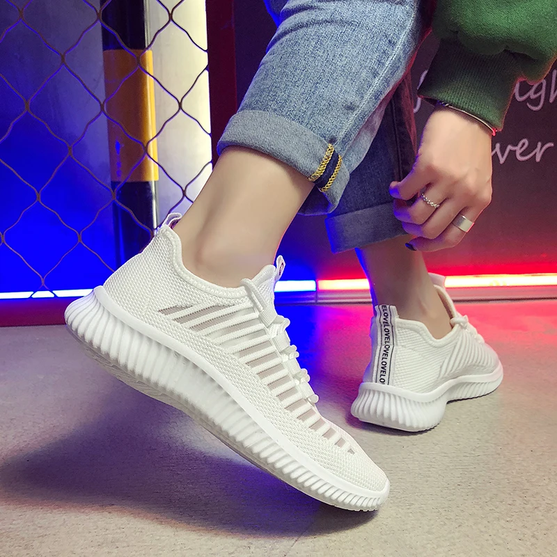 Новинка модная женская обувь кроссовки Ulzzang Студенческая спортивная на толстой