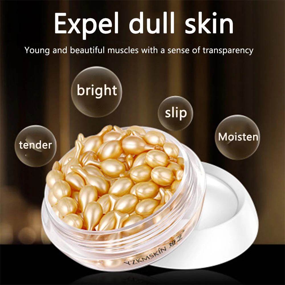 Vitaminis плаценты против морщин уход за кожей лица капсула для сыворотки ночь Hydra