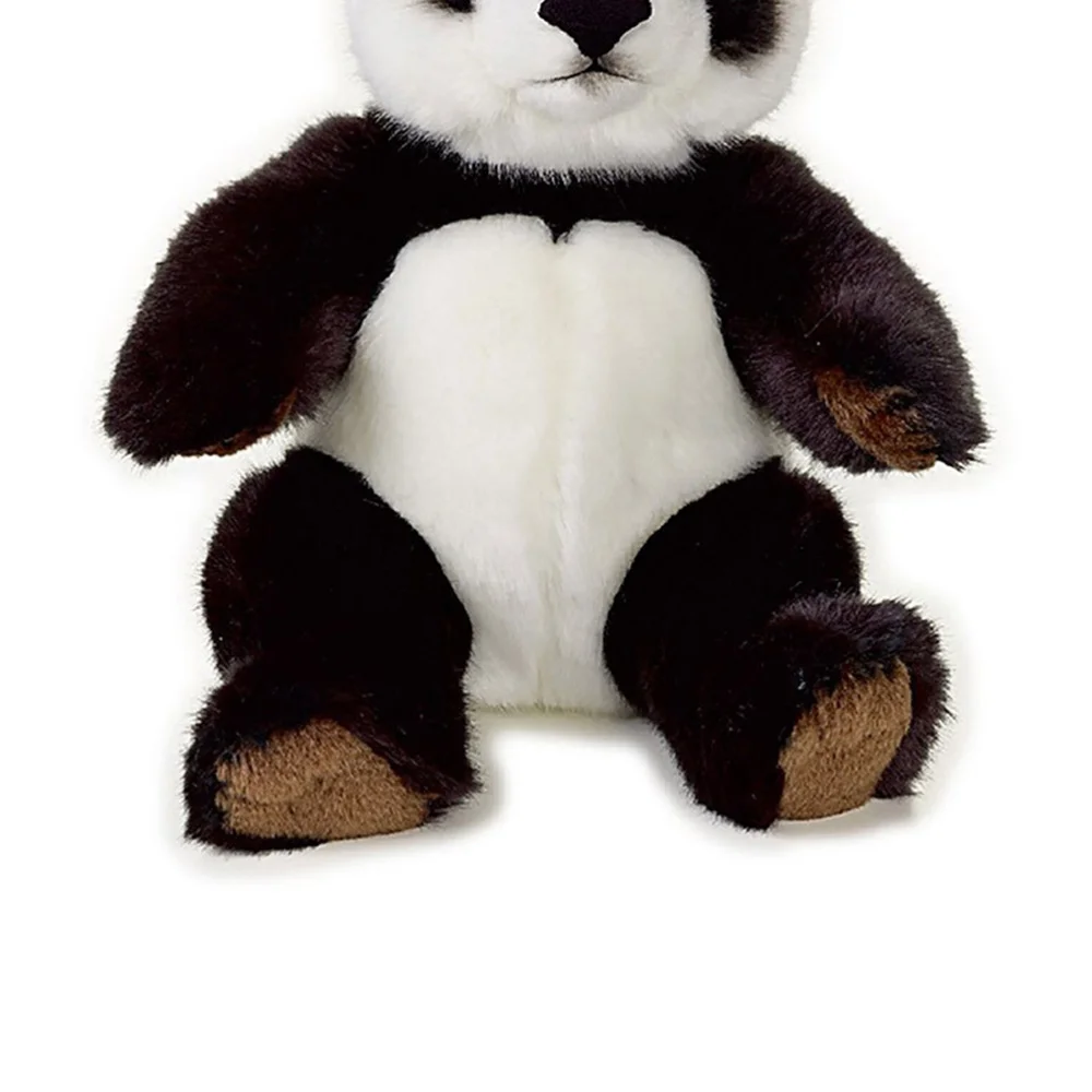 

Adorable Panda Doll Creative Plush Cartoon Lovely Doll Birthday Gift for Kids Children (Black + White)