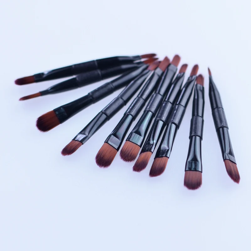 10 шт. набор кистей для макияжа косметическая пудра тональный крем румяна тени век