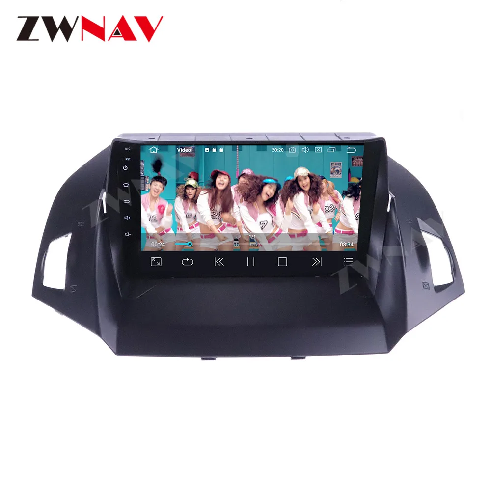 melhor Navegação Gps Do Reprodutor De Dvd Do Carro Do Andróide 10 4g 64g Para A Unidade Principal Estereofônica Do Jogador Dos Multimédios Do Rádio 3 2012-2019 De Ford Kuga 2