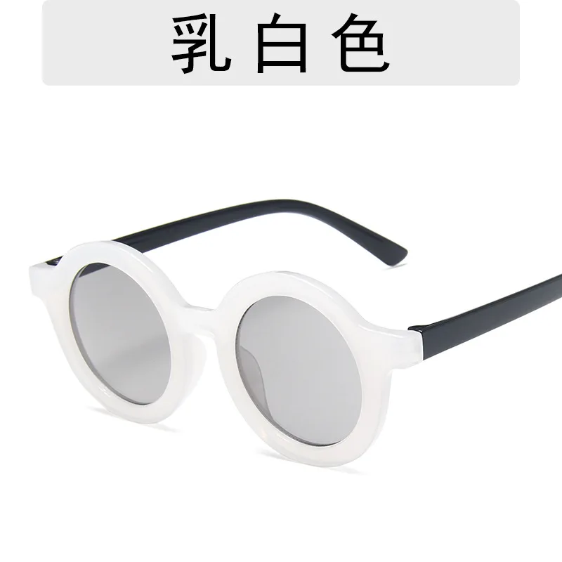 

New Children Retro Classic Small Round Lovely Baby Sunglasses Fashion Boys/Girls Luxury Vintage Black Mirrors Sun Glasses UV400