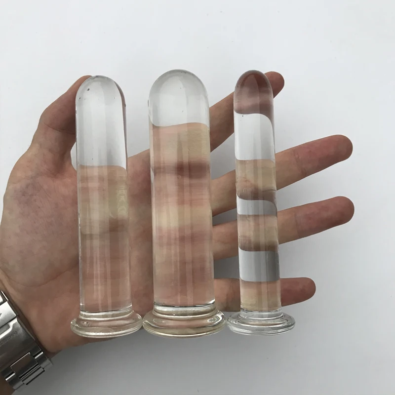 2/2 5/3 см стеклянный фаллоимитатор стеклянные анальные игрушки длинные Стеклянные