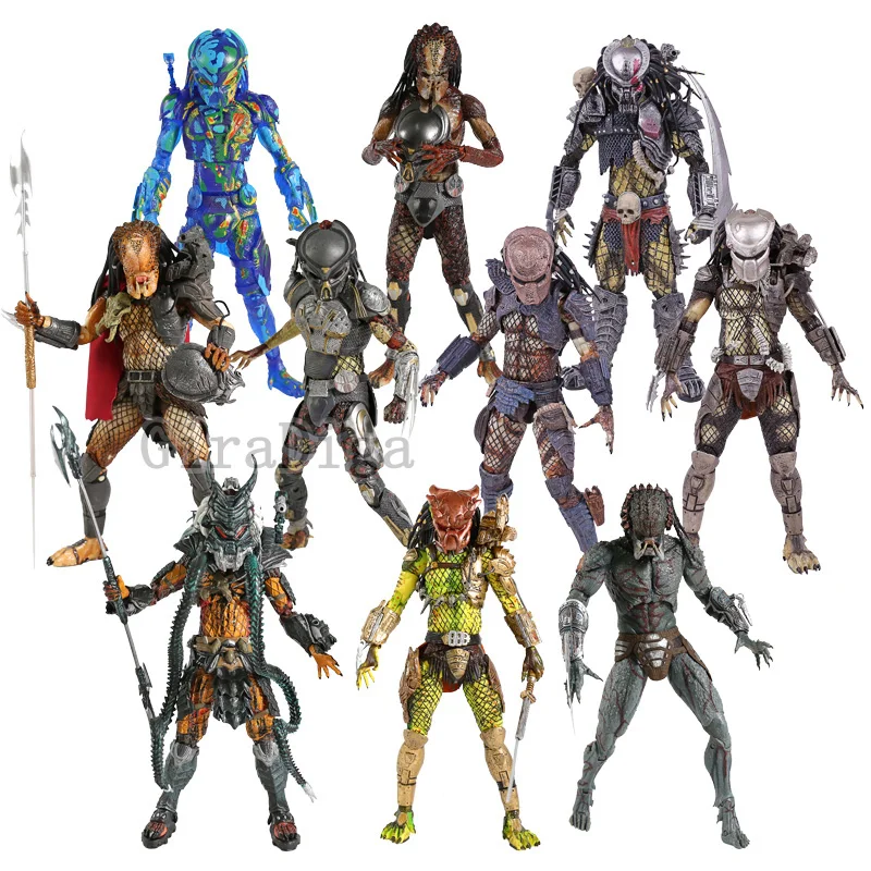 Фигурка хищника NECA бетонная из джунглей Охотник беглец лидер клана экшн фигурка