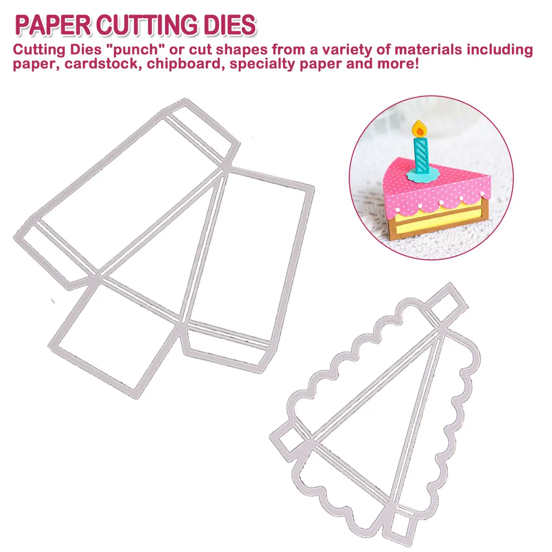 2 шт./компл. металлическая высекальная штамповка сделай сам Подарочная коробка