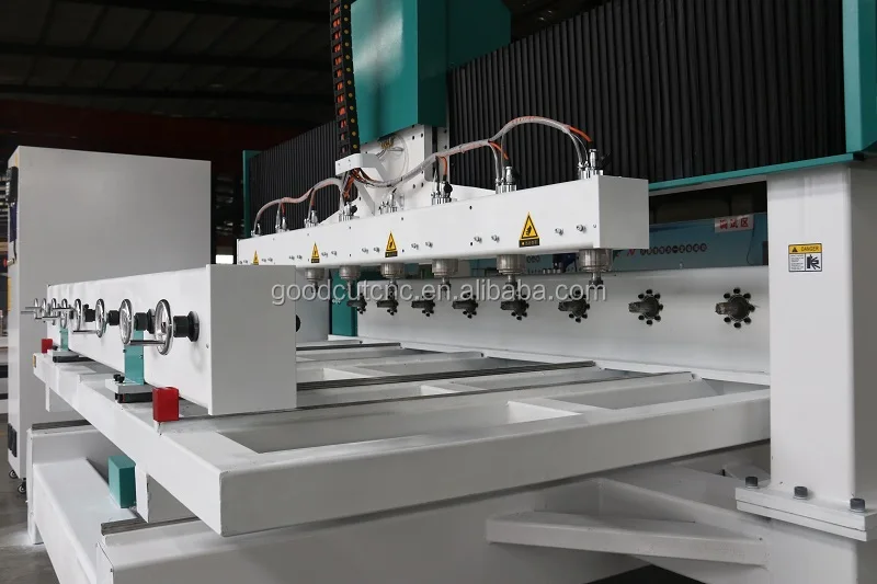 

High quality 3d multi spindle machining center cnc milling machine 4 axis for wood foam