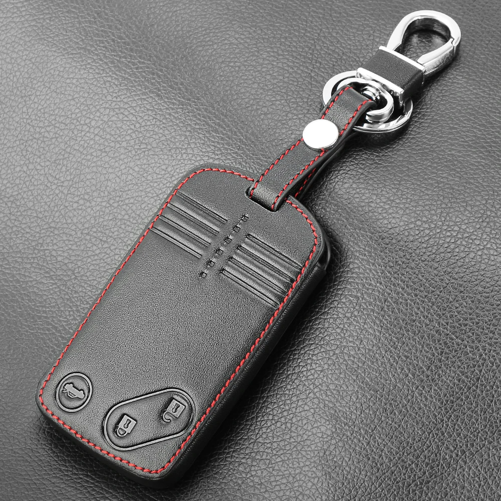 Кнопки дистанционного ключа карты кожаный чехол для Mazda 2 3 5 Premacy Miata 6 8 RX8 MX5 M8 CX-7 CX-9