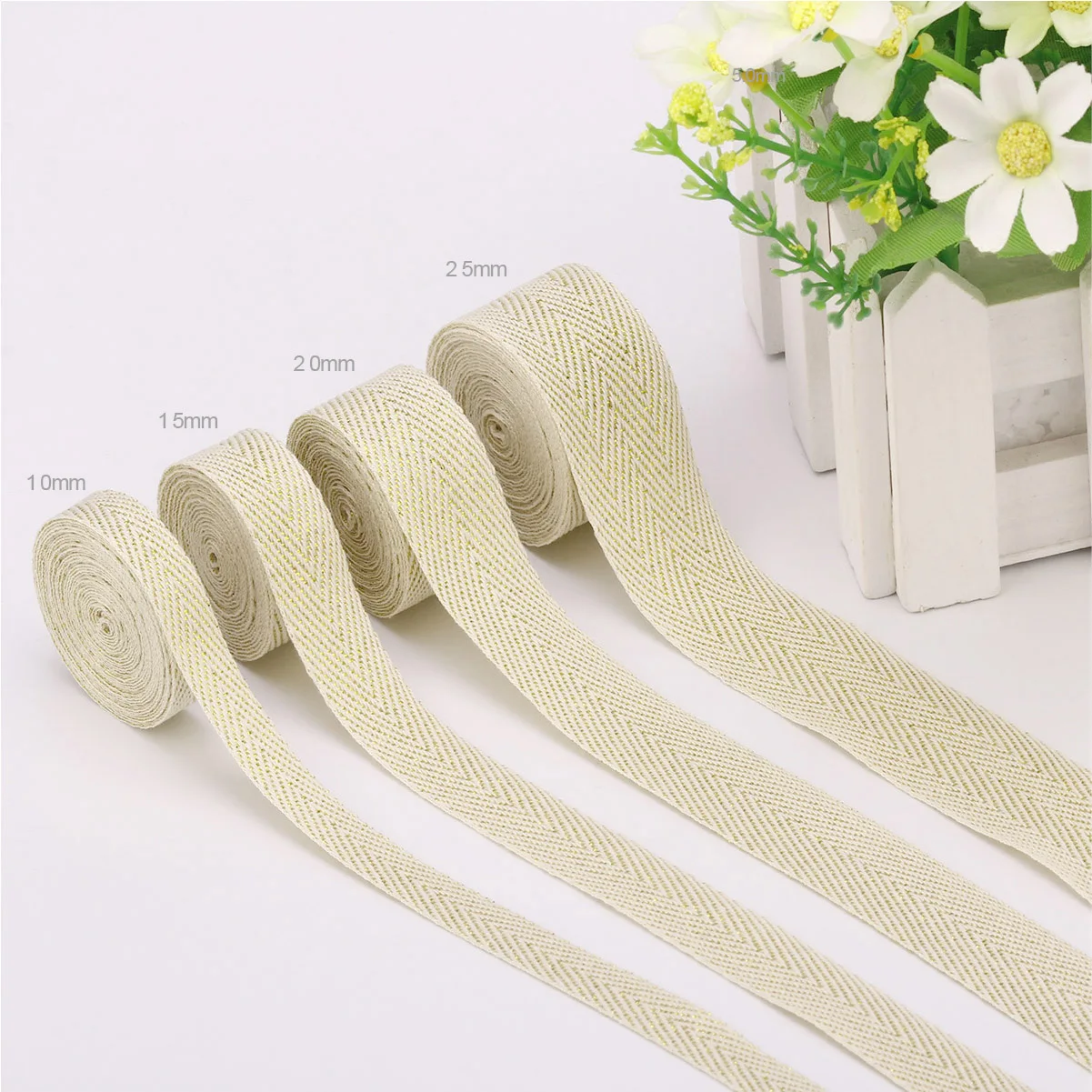 1 шт. (45 м) хлопковые ленты сумка для ремня высокой прочности лабутированная