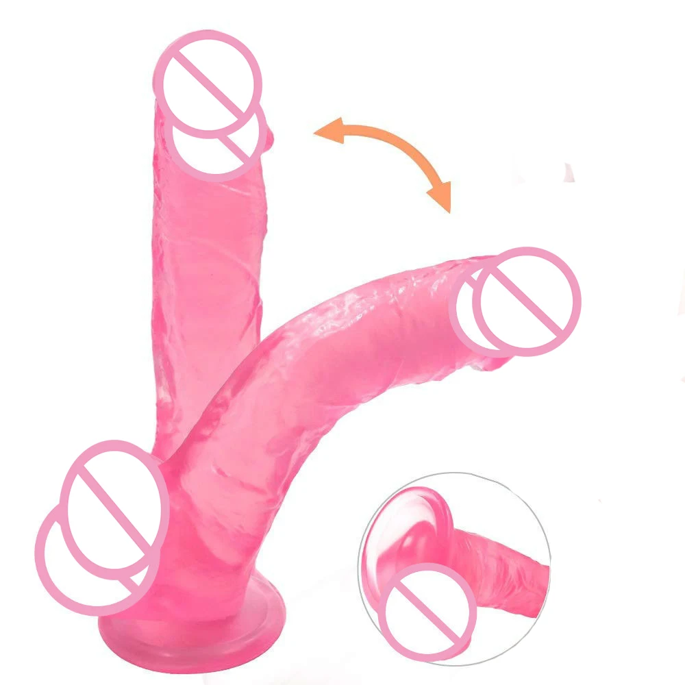 20 5 см Хрустальный пенис огромный член для взрослых Секс-игрушки имитации