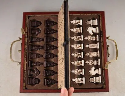 Дерево превосходное китайское ручной работы старый резьба терра котта воины