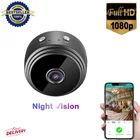 A9 мини-камера P2P беспроводная Wi-Fi IP сетевой монитор камера безопасности ночного видения HD 1080P домашняя камера безопасности Wi-Fi официальная