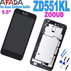 ЖК-дисплей 5,5 ''для Asus Zenfone Selfie ZD551KL ZOOUD, ЖК-дисплей с сенсорным экраном и дигитайзером в сборе с рамкой ZD551KL, дисплей
