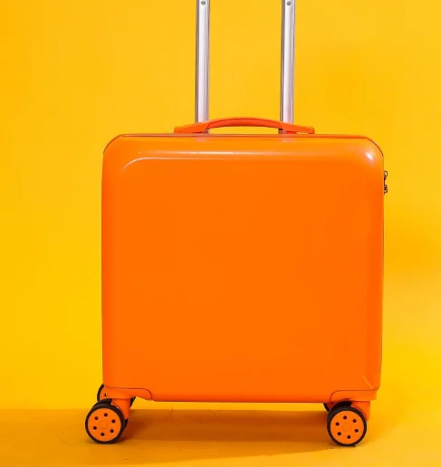 2021 Plastic Orange Small Travel Luggage  PR031-49220