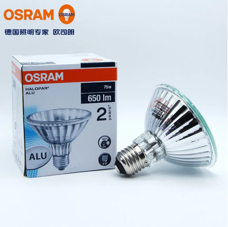 OSRAM HALOPAR 30 ALU 64841 SP 75 W галогенная лампа, 230 E27/ES Spot 10 градусов, OSRAM 64841SP 230V75W