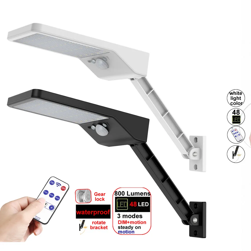 Уличный светильник на солнечной батарее с дистанционным управлением