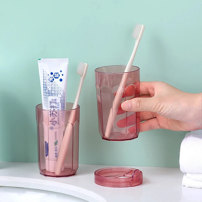 Пластиковая чашка для полоскания рта в ванную комнату портативный бытовой