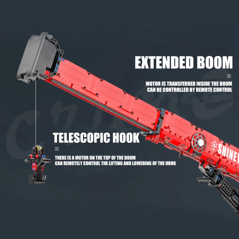 XQ MOC High-Tech Building Blocks APP RC Motorized Mobile Crane Model Assembly Stacking Bricks Kids DIY Toys Boys Christmas Gifts | Игрушки и