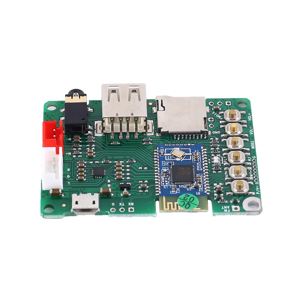 BK3254 Bluetooth Power Amplifier BLE4.1 Stereo Audio Receiver Module AUX Input Support U-disk TF Card | Инструменты