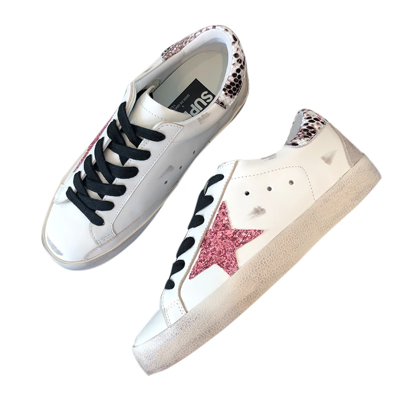 

Worn Out Small Dirty Shoes Net Red Ins Super Fire Sports Casual Shoes Women's 2021 New Korean Versatile Leather Star Shoes