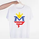 Мужские филиппинские мвип Мэнни паккиао МП боксеры футболка с круглым вырезом короткими рукавами Летняя Повседневная мода унисекс Мужская и женская футболка