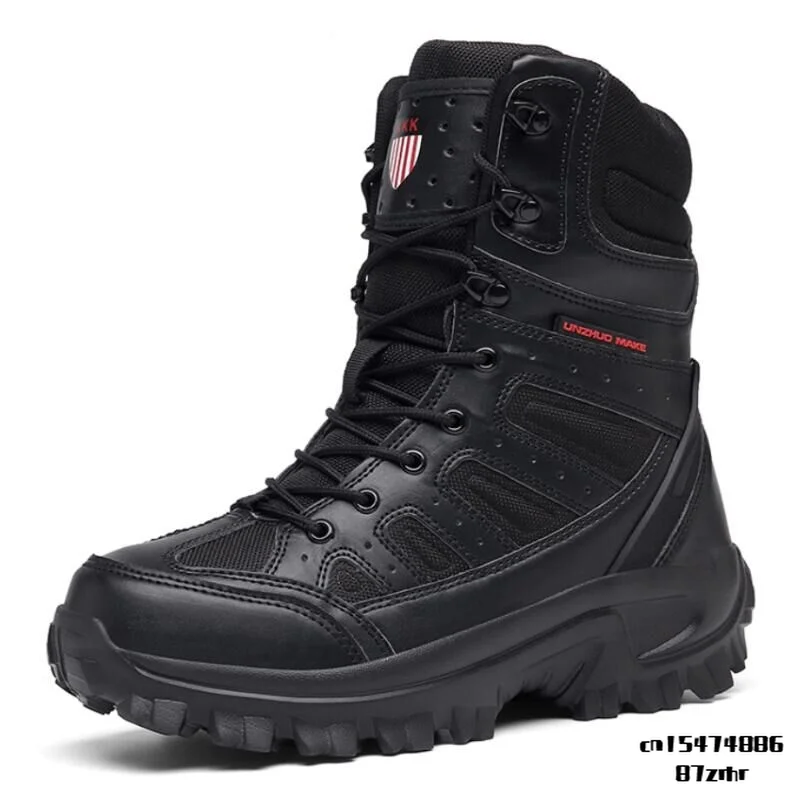 

New Military Boots Men Combat Army Boots Winter Outdoor Tactical Men's Boots Hiking Men Desert Boots Motocycle Boots 39-47