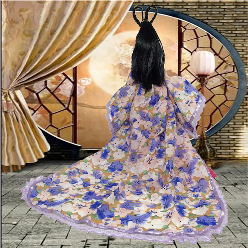 

New 30cm 3D Eyes Chinese Princess Dolls Toys with Accessories Clothes Jewelry 12 Movable Jointed Girl Doll Toy For Girls Gifts
