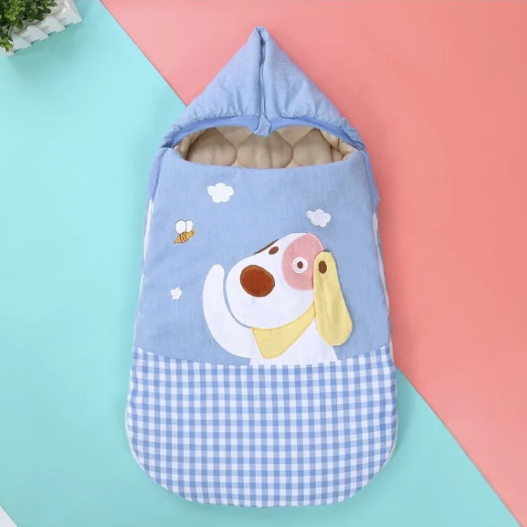 Утепленное Хлопковое одеяло для новорожденных Одежда малышей Сезон весна осень