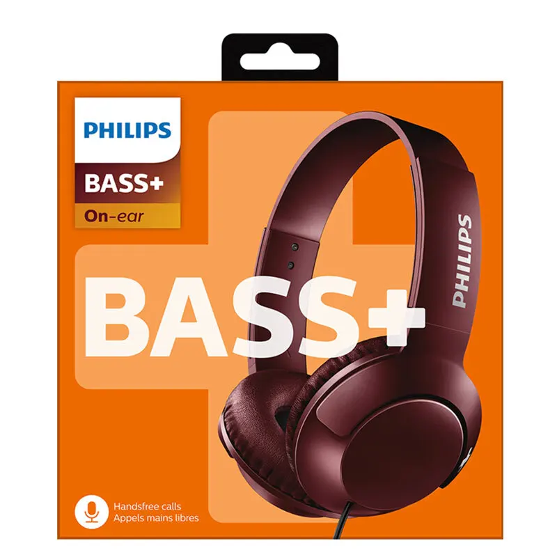 Профессиональные басовые наушники Philips SHL3075 с проводным управлением, ремень шума, стиль для Samsung Galaxy S8/S9/S9 Plus