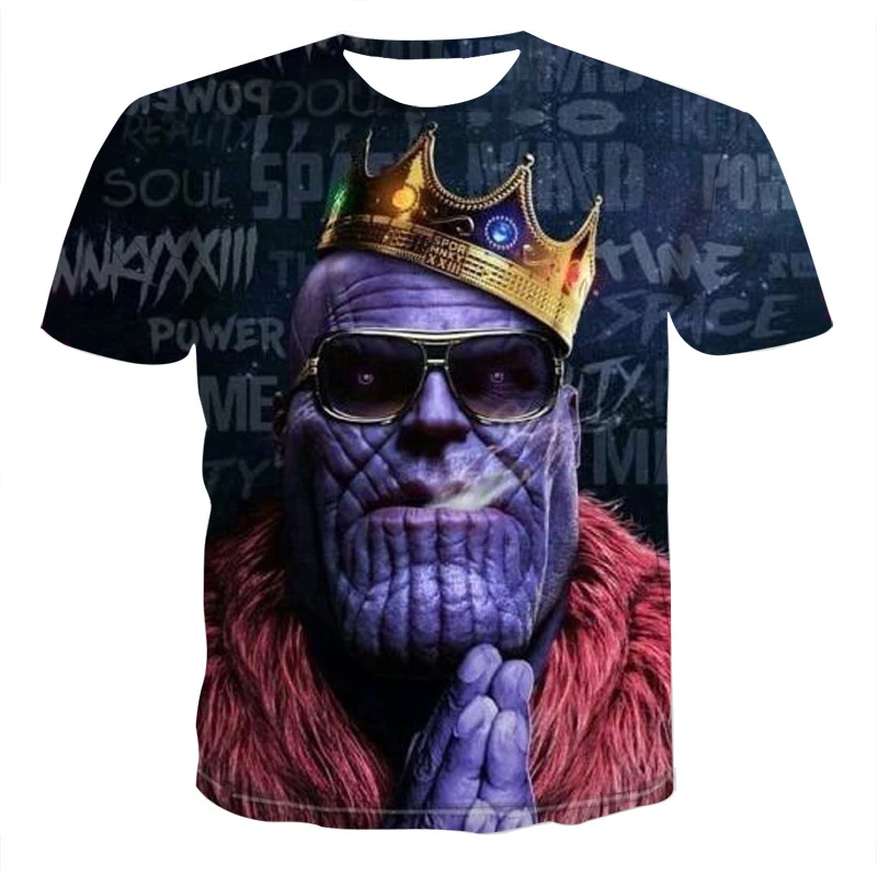 2019 Новая летняя Популярная Мужская/Женская 3D классная футболка для эндгейма