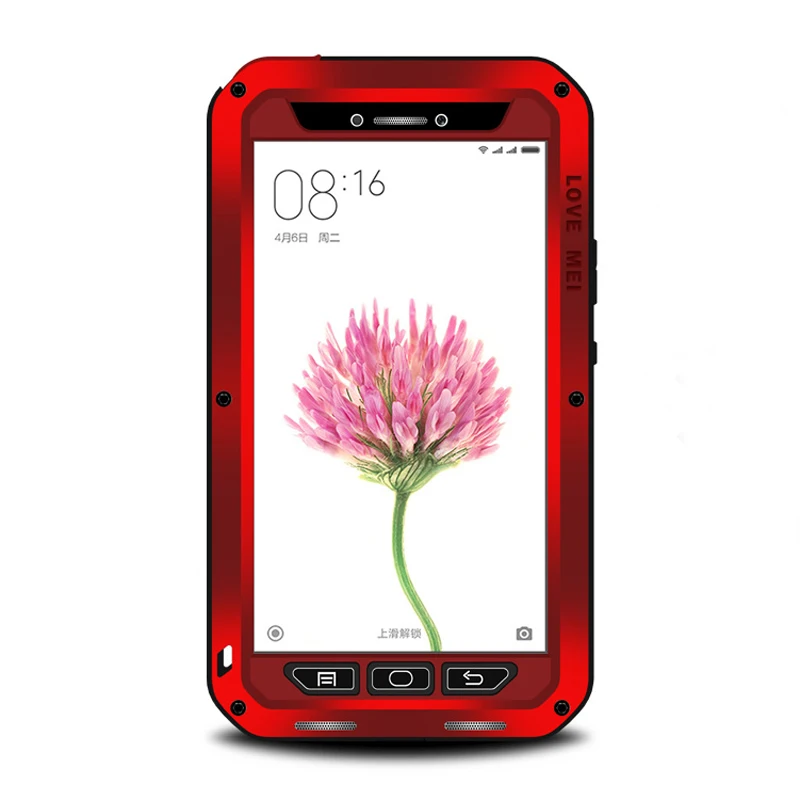 Металлический Алюминиевый Чехол для Xiaomi Mi Max 2 ударопрочный чехол Роскошный