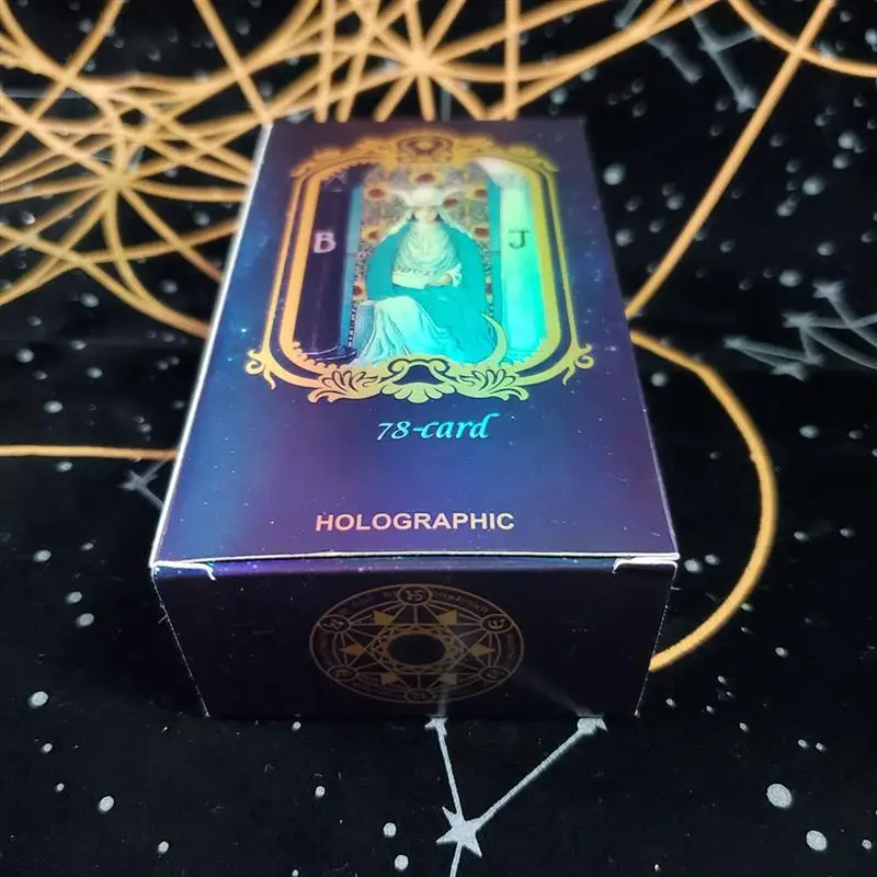 Tarot Cards Set Portable Deck With Guidebook 78 Classic Divination Fortune Telling Game Colorful | Спорт и развлечения