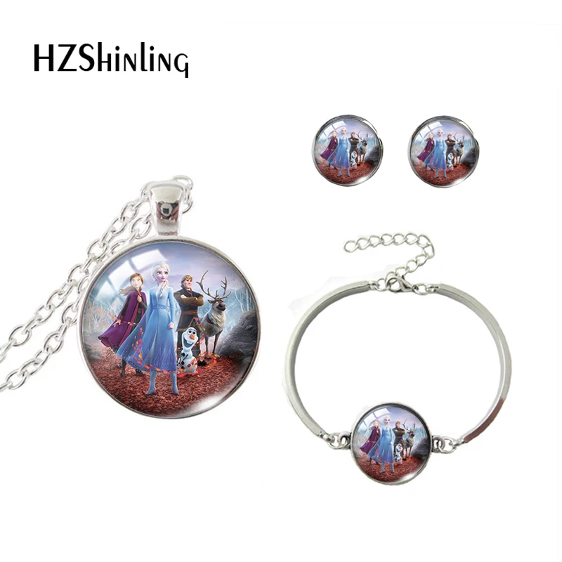 Новое поступление 2021 модное ожерелье браслет и серьги в стиле милых принцесс
