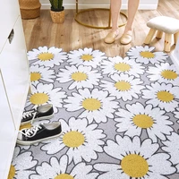 daisy printed pattern door mat carpet freely cut indoor outdoor entrance flowers mats carpet dust proof non slip home door mats