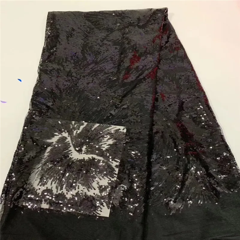 Королевская Синяя африканская кружевная ткань высокого качества французская