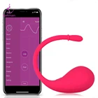 Беспроводной приложение Управление вибрационное яйцо Bluetooth фаллоимитатор вибратор для Для женщин носимых Вибратор в трусики G-Spot вагинальный шарик Секс-игрушки