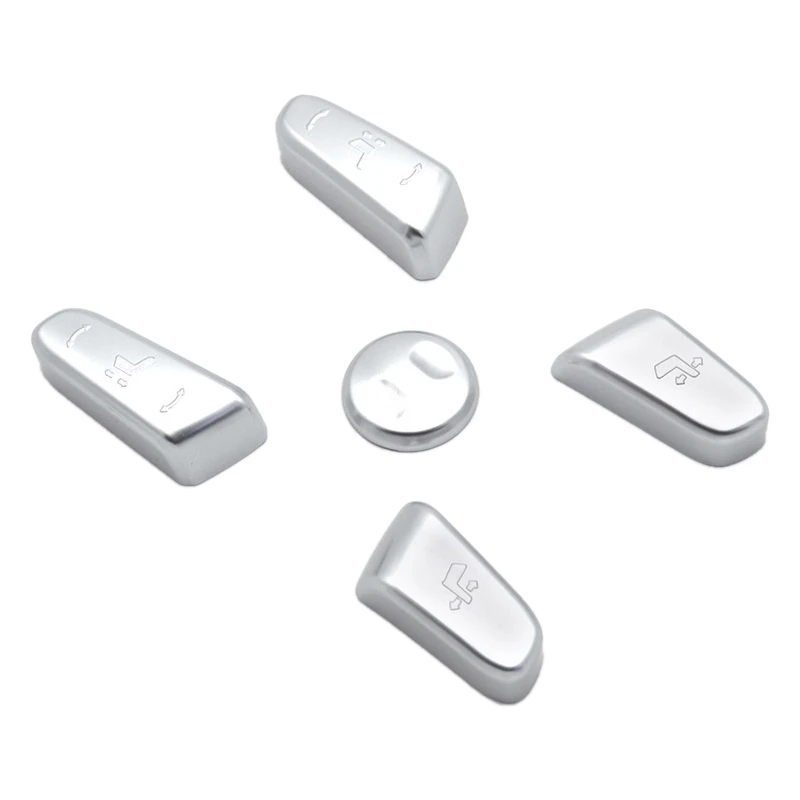 Хромированная внутренняя ручка регулировки сиденья кнопка управления накладка