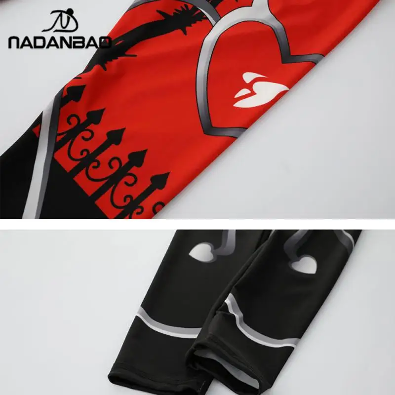 NADANBAO 2022 Women Leggings Heart Shape Digital Print Patchwork Fitness Legging Push Up Workout Leggins Pants