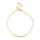 Из нержавеющей стали, ножной серебро Цвет золото Цвет в форме сердца для женщин с цепочкой на щиколотке браслет босиком сандалии ног темперамент ювелирные изделия 1 шт.